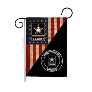 U.S. Army Proud Parent Of Soldier Flag Armed Forces Double-Sided Lawn Decoration